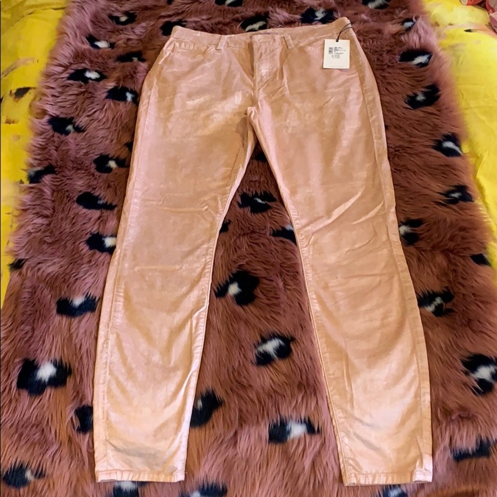 7 for all mankind blush ankle skinny NWT